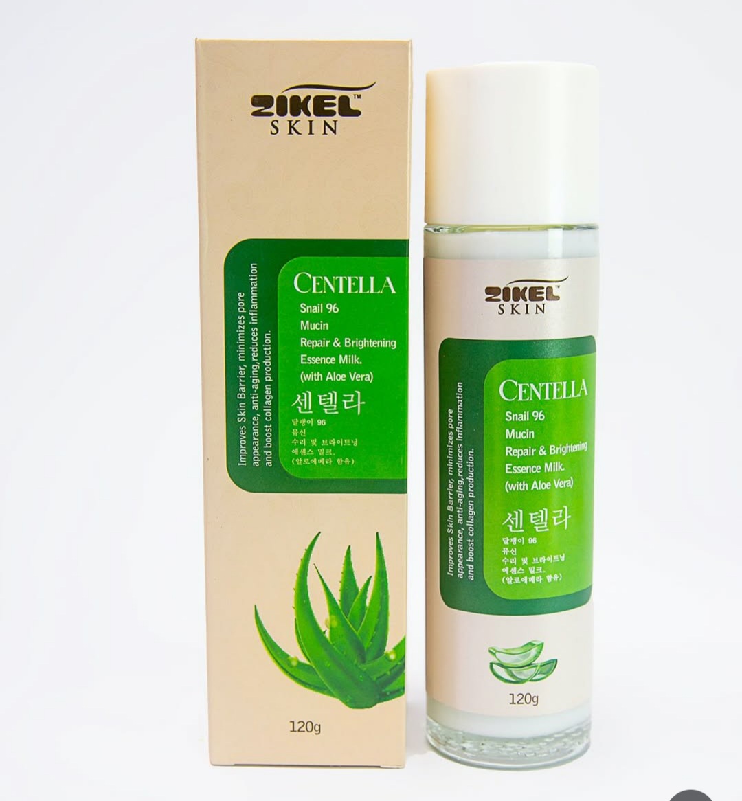 Centella Snail 96 Mucin Repair & Brightening Essence Milk (with aloe vera)